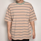 Jackson Matisse/Vintage Washed S/S Stripe T-Shirt（ジャクソンマティス ボーダーTシャツ）ベージュ×グリーン×ブルー [a-5802]
