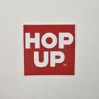 Hop Up Magazine/Block Logo Sticker�ʥۥåץ��åץޥ����� ���ƥå����˥�åɡߥۥ磻�� [a-5893]