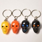 The Spooky Skull Key Holders w/Ball Chain（スカルキーホルダー） [a-6008]