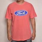Fuck Logo S/S T-Shirt（ファックロゴ Tシャツ）レッド [a-6028]|プリント Ｔシャツ|ショートスリーブTシャツ