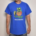 Bass Brains×US/Fink S/S T-Shirt(バスブレインズ×アス Tシャツ)ブルー [a-6031]
