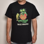 Bass Brains/Fink S/S T-Shirt(バスブレインズ Tシャツ)ブラック [a-6032]
