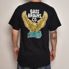 Bass Brains/Screamin' Eagle S/S T-Shirt(バスブレインズ Tシャツ)ブラック [a-6034]|プリント Ｔシャツ|ショートスリーブTシャツ