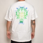 Dogtown/Cross Logo Color Fade S/S T-Shirt（ドッグタウン Tシャツ）ホワイト [a-6062]