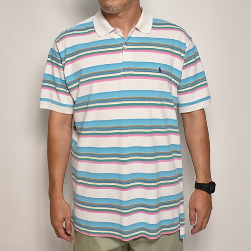 Polo Ralph Lauren/S/S Border Polo Shirt（ラルフローレン ポロシャツ 