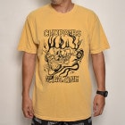 Choppers Magazine×US/Chopper Dogs Kiddos S/S T-Shirt（チョッパーズマガジン×アス Tシャツ）イエロー [a-6145]