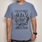 Choppers Magazine×US/Chopper Dogs Kiddos S/S T-Shirt（チョッパーズマガジン×アス Tシャツ）ネイビー [a-6147]
