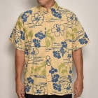 Reyn Spooner/Vintage Aloha Shirtsʥ쥤󥹥סʡ ϥġ˥ߥ꡼/L [z-6576]