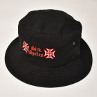 Sick Sycles×US/Iron Cross Logo Bucket Hat（シックサイクル×アス ハット）ブラック×レッド [a-6164]|ハット|キャップ&ハット