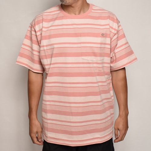 ALLSAINTS✨カッコよすぎるピンクボーダーTシャツ SAINT JAMES/セントジェームス OUESSANT/ウェッソン ボーダー（Tシャツ
