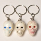 The Spooky Skull Key Holders w/Ball Chain（スカルキーホルダー） [a-6186]