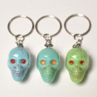 The Spooky Skull Key Holders w/Ball Chain（スカルキーホルダー） [a-6187]