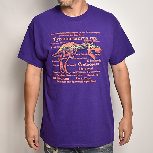 T-Rex S/S T-Shirt（ティーレックス Tシャツ）パープル [a-6229