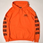 HWY×US/Cal Trans Pullover Hoodie（エイチダブリューワイ×アス スウェットパーカー）オレンジ×ブラック [a-6632]|スウェットシャツ