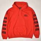 HWY×US/Cal Trans Pullover Hoodie（エイチダブリューワイ×アス スウェットパーカー）レッド×ブラック [a-6633]