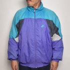・Nike/Nylon Jacket（ナイキ ナイロンジャケット）ブルー×パープル/サイズL [z-6677]