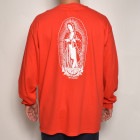 The Driven Skateboards/Jason Jessee Guadalupe L/S T-shirt(ドリブン Tシャツ)レッド [a-6672]