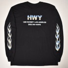 HWY/Hawg Chrome L/S T-Shirt（エイチダブリューワイ Tシャツ）ブラック [a-6700]
