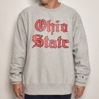 Ohio State/Crew Neck Sweatshirt（オハイオステイト スウェットシャツオックスフォードグレー [a-6711]