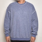 Towncraft×US/Pigment Dyed Inside Out Sweatshirt（タウンクラフト×アス スウェットシャツ）ネイビー [a-6745]