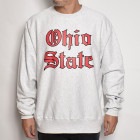 Ohio State/Crew Neck Sweatshirt（オハイオステイト スウェットシャツ）シルバーグレー [a-6762]