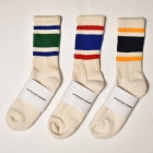 American Trench/The Retro Stripe Quarter Crew Socks（アメリカントレンチ ソックス） [a-6898]