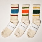 American Trench/The Retro Stripe Quarter Crew Socks（アメリカントレンチ ソックス） [a-6899]