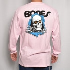 Powell Peralta/Ripper L/S T-Shirt（パウエル Tシャツ）ピンク [a-6941]