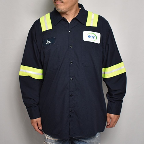 Reflective Visible L/S Work Shirt（リフレクターワークシャツ