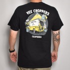 Vee Choppers Mfg/The Wheelman S/S T-Shirt（ビーチョッパーズ Tシャツ）ブラック [a-7032]|プリント Ｔシャツ|ショートスリーブTシャツ