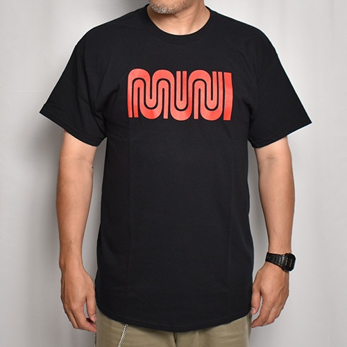 SEE SEE MUNI LOGO TEE GREY/BURGUNDY L