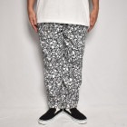 Crazy Skull Easy Pants（スカルイージーパンツ）ブラック×ホワイト [a-7054]