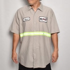 ��Us Customized Reflective Visible S/S Work Shirt/Yellow�ʥ��� ��ե쥯�����������ġ˥��졼/������XL [z-7823]