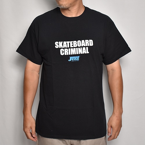 Juice Magazine/Skateboard Criminal S/S T-Shirt�ʥ��塼���ޥ����� T����ġ˥֥�å� [a-7132]