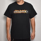 Sick Sycles×US/Flames Logo S/S T-Shirt（シックサイクル×アス Tシャツ）ブラック [a-7152]