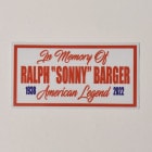 Sonny Barger Official/Memory Sticker（ソニー・バージャー ステッカー） [a-7196]