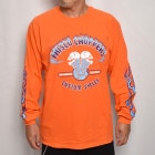 415 Clothing×US/Frisco Choppers L/S T-shirt（415クロージング×アス Tシャツ）オレンジ×パープル/ライトブルー [a-7206]