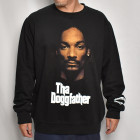 Snoop Dogg/Doggfather Crew Neck Sweat Shirt（スヌープドッグ オフィシャルスウェット）ブラック [a-7227]