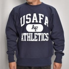 USAFA Champion Reverse Weave Sweatshirt（USエアフォースアカデミー スウェットシャツ）ネイビー [a-7240]|スウェットシャツ