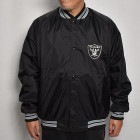 ASW×Raiders Patched Oxford Nylon Jacket（アメリカンスピリットウェア×レイダース ナイロンジャケット）ブラック×シルバー [a-7257]|New ジャケット|ジ