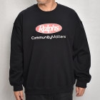 Ralphs Logo Crewneck Sweatshirt（ラルフス スウェットシャツ）ブラック [a-7296]
