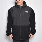 ・The North Face/Denali Fleece Hoodie（ノースフェイス フリースジャケット）ブラック×ブラック/サイズXXL [z-8380]