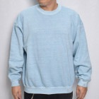 Towncraft/Pigment Dyed Crew Neck Sweatshirt（タウンクラフト スウェットシャツ）ブルーグレー [a-7325]