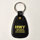 HWY/Plastic Tag Key Holder（エイチダブリューワイ キータグ）ブラック×イエロー [a-7350]