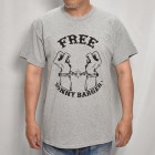 Sonny Barger Official/Free Sonny Barger S/S T-Shirt（ソニー・バージャー Tシャツ）ヘザーグレー [a-7497]