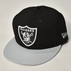 New Era/9Fifty Snap Back Cap/Las Vegas Raiders Logo（ニューエラ キャップ）ブラック×グレー [a-7508]