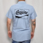 Us Customized Enjoy Cocaine S/S Work Shirtʥ ġ˥饤ȥ֥롼/M [z-8957]