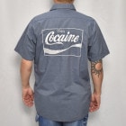 Us Customized Enjoy Cocaine S/S Work Shirtʥ ġ˥졼å/L [z-8968]
