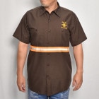 ��Us Customized Reflective Visible S/S Work Shirt/Orange�ʥ��� ��ե쥯�����������ġ˥֥饦��/������M [z-9019]