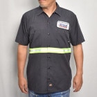 ��Us Customized Reflective Visible S/S Work Shirt/Green�ʥ��� ��ե쥯�����������ġ˥��졼/������M [z-9034]